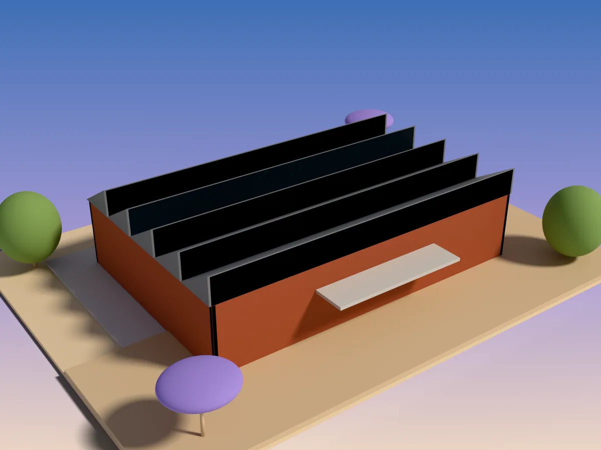 Library in Hatfield, the presentation model.