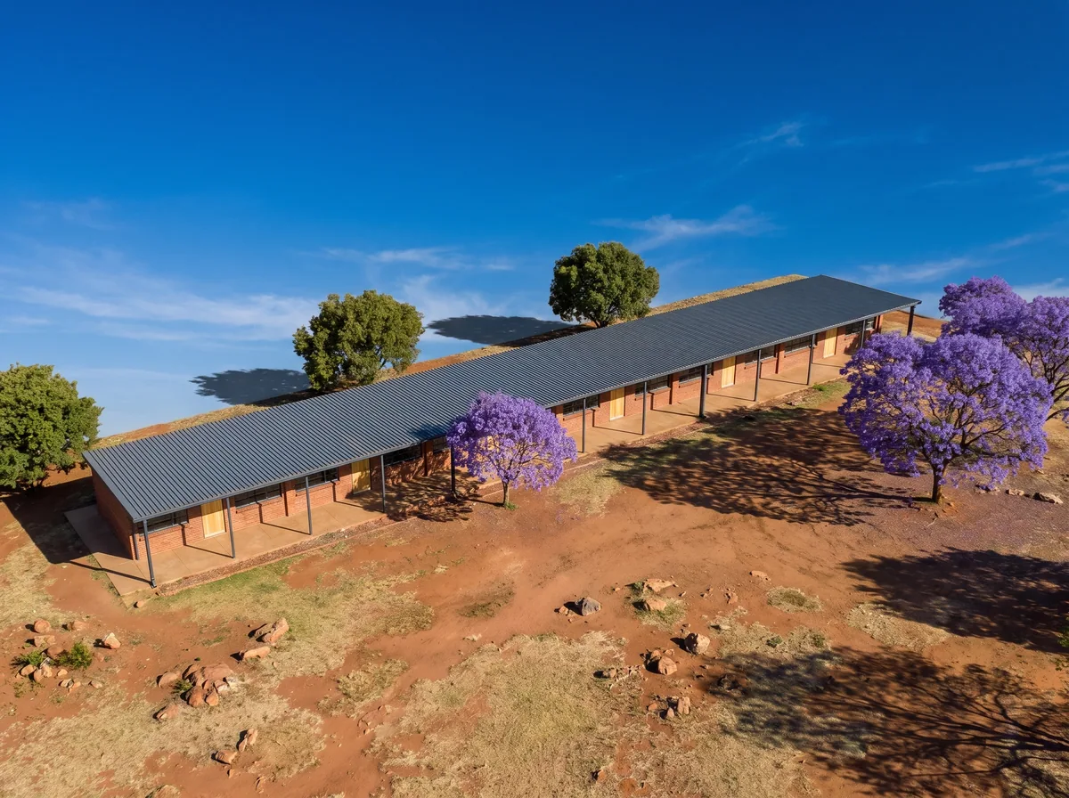 School pavilion in Mamelodi, built.