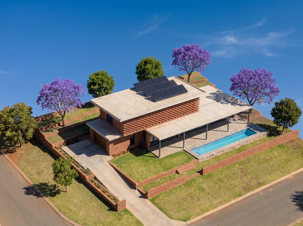 House in Waterkloof, built.